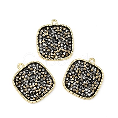 Rhinestone Pendants KK-C246-12LG-1