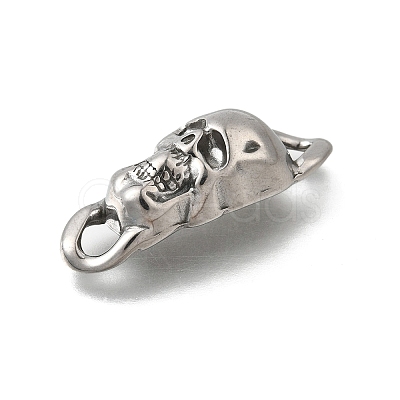 304 Stainless Steel Connector Charms STAS-M119-06A-AS-1