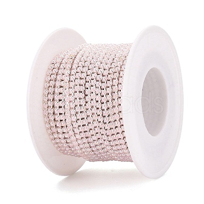Iron & ABS Plastic Imitation Pearl Tennis Chains CH-Q006-01A-11-1