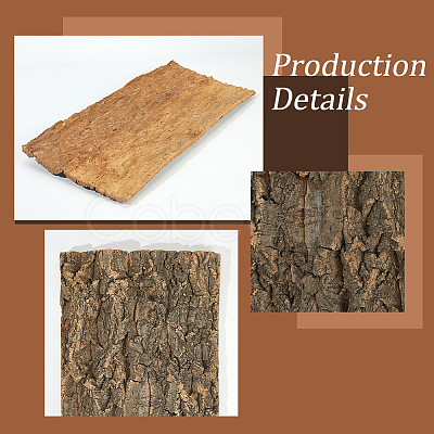 Wood Tree Rind Decoration AJEW-WH20064-07A-1
