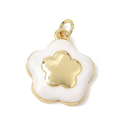 Brass Enamel Pendants KK-CBA960E-08B-G-1