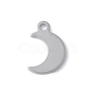925 Sterling Silver Moon Charms STER-M099-03P-1