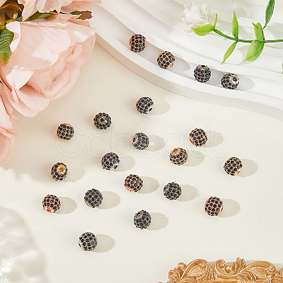 20Pcs 4 Colors Alloy Beads FIND-PA0001-11-1