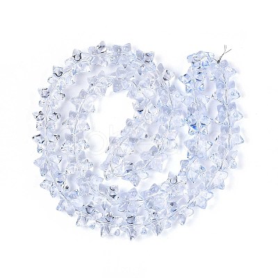 Baking Paint Glass Beads Strands DGLA-N017-01E-1