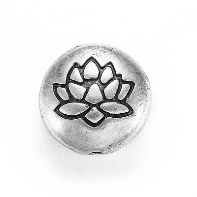 Tibetan Style Alloy Beads TIBEB-Q067-08TAS-NR-1