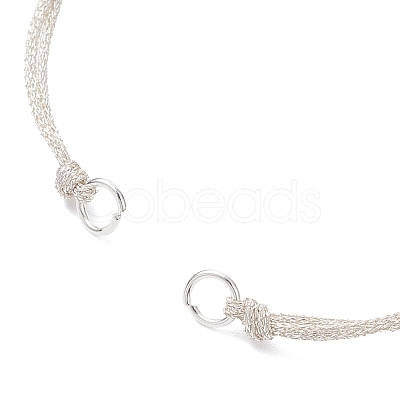 Polyester Cord Braided Bracelet Making AJEW-JB01377-01-1