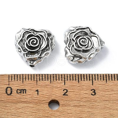 Tibetan Style Alloy Beads TIBEB-F065-08AS-11-1