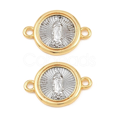 Brass Connector Charms KK-CBA56CE-04GP-1