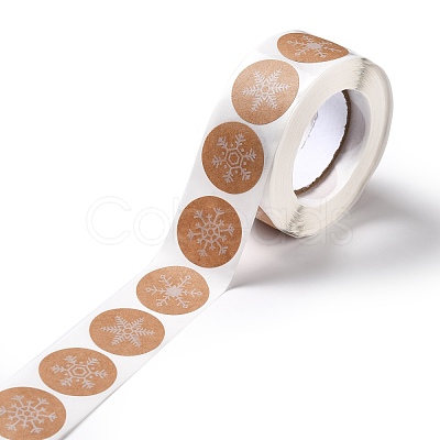 Flat Round Roll Stickers DIY-B045-02-1