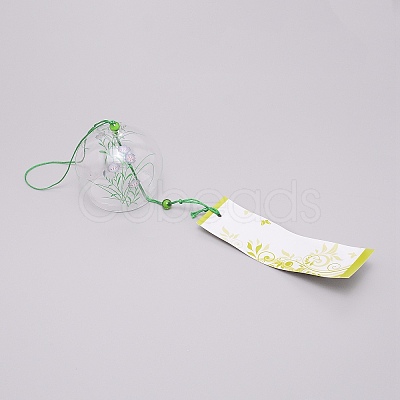 Japanese Round Painting Glass Wind Chimes CF-TAC0001-05A-1