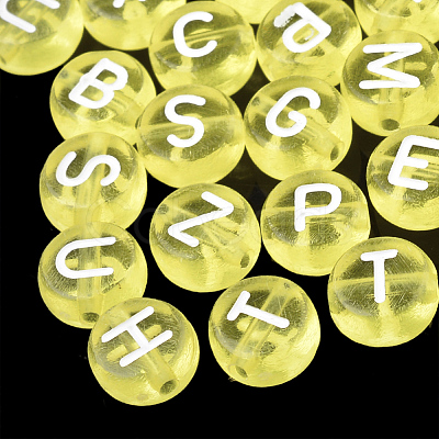 Transparent Acrylic Beads TACR-N002-04L-1