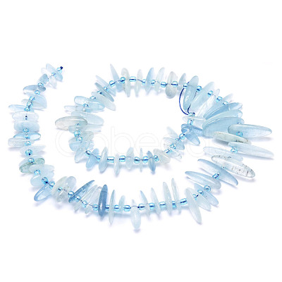 Natural Aquamarine Beads Strands G-E569-O05-1