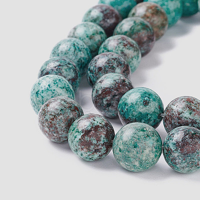 Natural Chrysocolla Beads Strands G-I318-09D-1