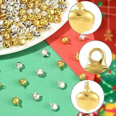 400Pcs Iron Bell Charms IFIN-FS0001-66-1