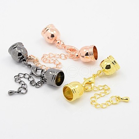 Brass Chain Extender KK-K001-4mm-M-1