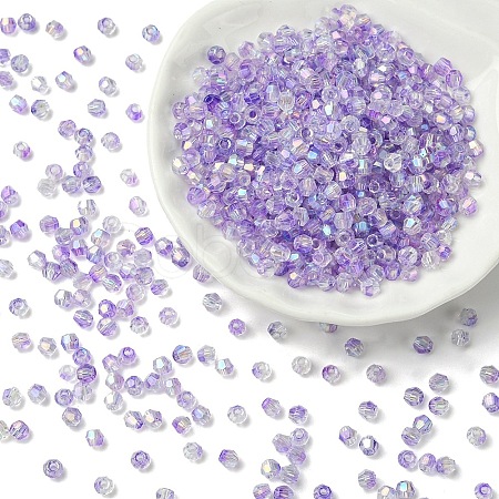 70G Transparent Spray Painted Glass Beads EGLA-YW0005-30A-1