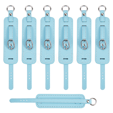 PU Leather Pendant Decorations AJEW-WH0270-193B-1