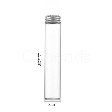 Clear Glass Bottles Bead Containers CON-WH0085-75I-01-1