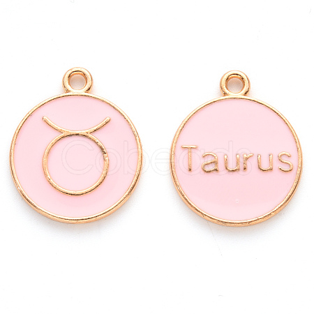 Alloy Enamel Pendants ENAM-S124-01A-09C-1