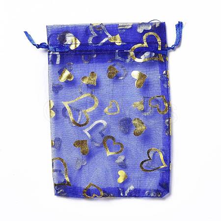 Organza Drawstring Jewelry Pouches OP-I001-B07-1