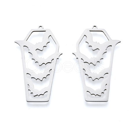 Non-Tarnish Halloween 201 Stainless Steel Pendants STAS-N090-LA978-1-1