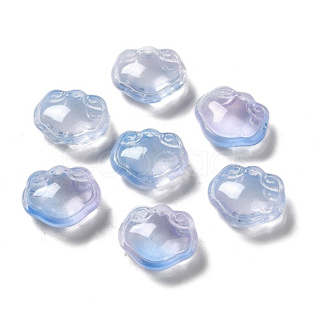 Transparent Glass Pendants GLAA-D025-08K-1
