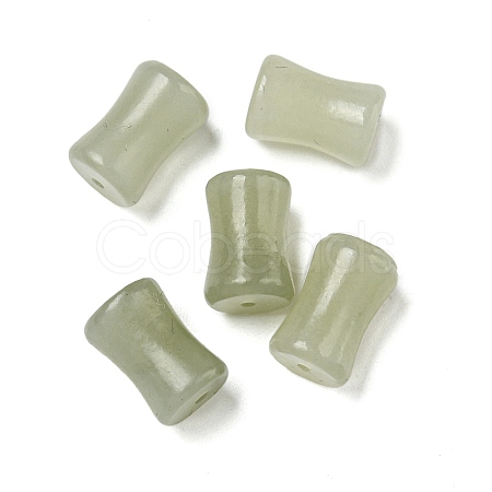 Natural Nephrite Jade/Hetian Jade Beads G-H036-04-1