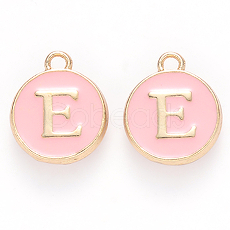 Golden Plated Alloy Enamel Charms LS-ENAM-S118-07E-1