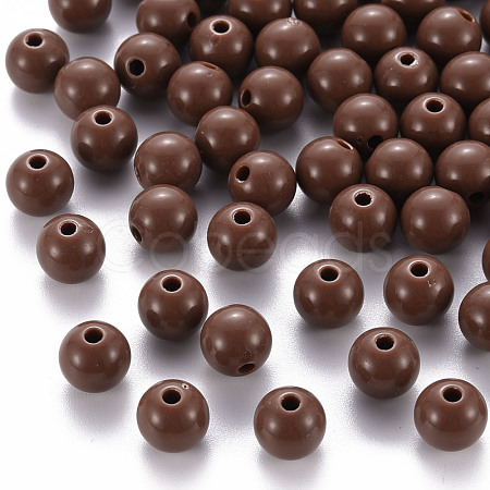 Opaque Acrylic Beads MACR-S370-C8mm-A17-1