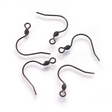 304 Stainless Steel Earring Hooks STAS-O119-07B-1