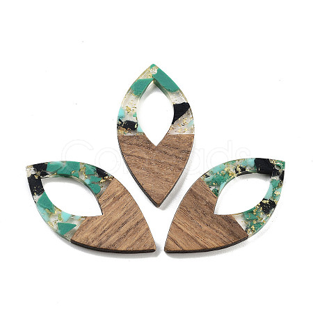 Walnut Wood Pendants FIND-Z050-06G-1