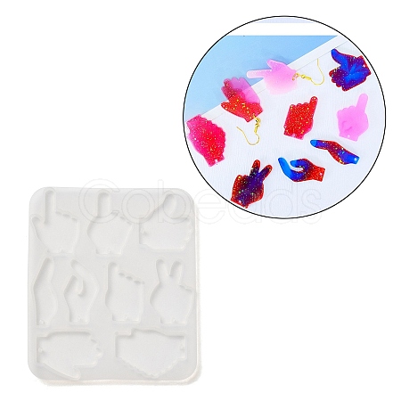 Gesture Pendant DIY Silicone Mold SIMO-C012-02-1