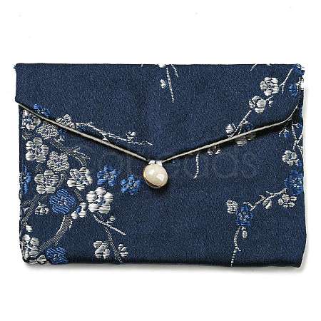 Chinese Style Floral Cloth Jewelry Storage Pouches AJEW-D065-01B-03-1