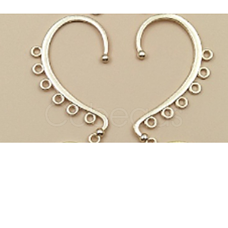 Alloy Ear Cuff Findings PALLOY-N176-09KCG-1