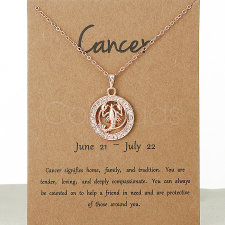 Alloy Constellation Pendant Necklaces LS-PW23032737295-1