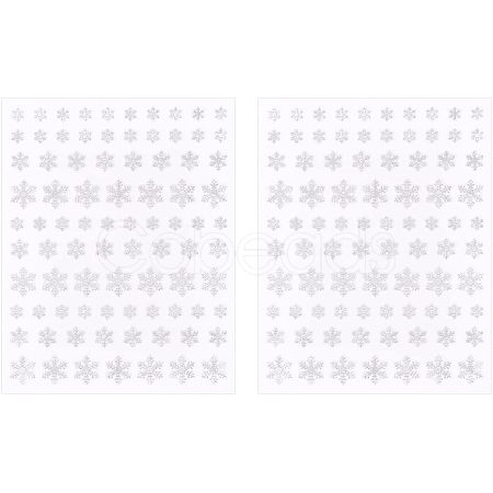Women's PET Plastic Self Adhesive Face Glitter Stickers for Makeup DIY-OC0009-95B-1