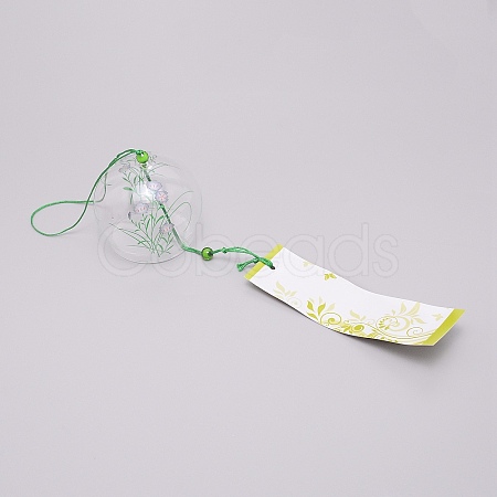 Japanese Round Painting Glass Wind Chimes CF-TAC0001-05A-1