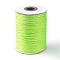 Korean Waxed Polyester Cord, Green Yellow, 1mm, about 85yards/roll