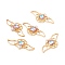 Rack Plating Alloy Rhinestone Pendants, with Plastic Imitation Pearl, Wing with Heart, Vitrail Light, 19.5x41x4.5mm