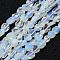 Opalite Beads Strands, Tumbled Stone, Nuggets, 6~8x4~6mm, Hole: 1mm, 15.3 inch(39cm)