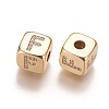 Brass Micro Pave Cubic Zirconia Beads KK-K238-16G-F-2