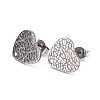 Non-Tarnish 304 Stainless Steel Stud Earring Findings STAS-I183-08B-P-2