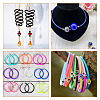 15M 3 Colors Hollow Pipe PVC Tubular Synthetic Rubber Cord RCOR-TA0001-09-7