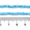 Baking Electroplate Glass Beads Strands X-DGLA-A039-J4mm-B12-4