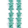 Synthetic Coral Dyed Carved Beads Strands CORA-K009-06A-05-1