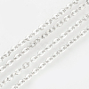 Brass Cable Chains Necklaces X-MAK-R019-P-2