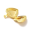 Rack Plating Brass Locket Pendants KK-I688-04G-4
