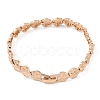 Brass Link Chain Bracelets for Women Men BJEW-P324-01F-KCG-1