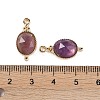 Natural Amethyst Faceted Pendans KK-L218-003G-02-3