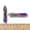 Natural Amethyst Pointed Big Pendants G-F766-02AS-06-3